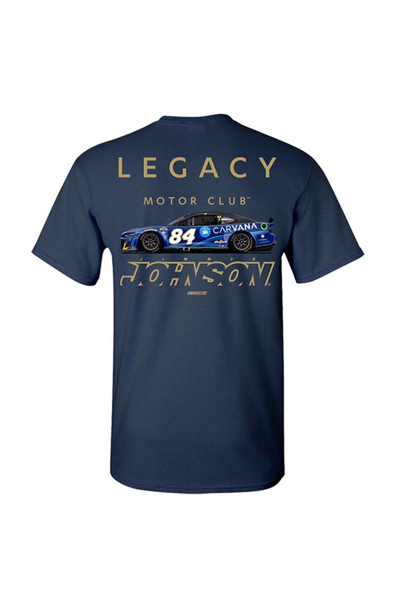 LEGACY Motor Club Team Collection Men's LEGACY Motor Club Team Collection Navy Jimmie Johnson 2023 #84 Carvana T-Shirt, Alternate, color, 