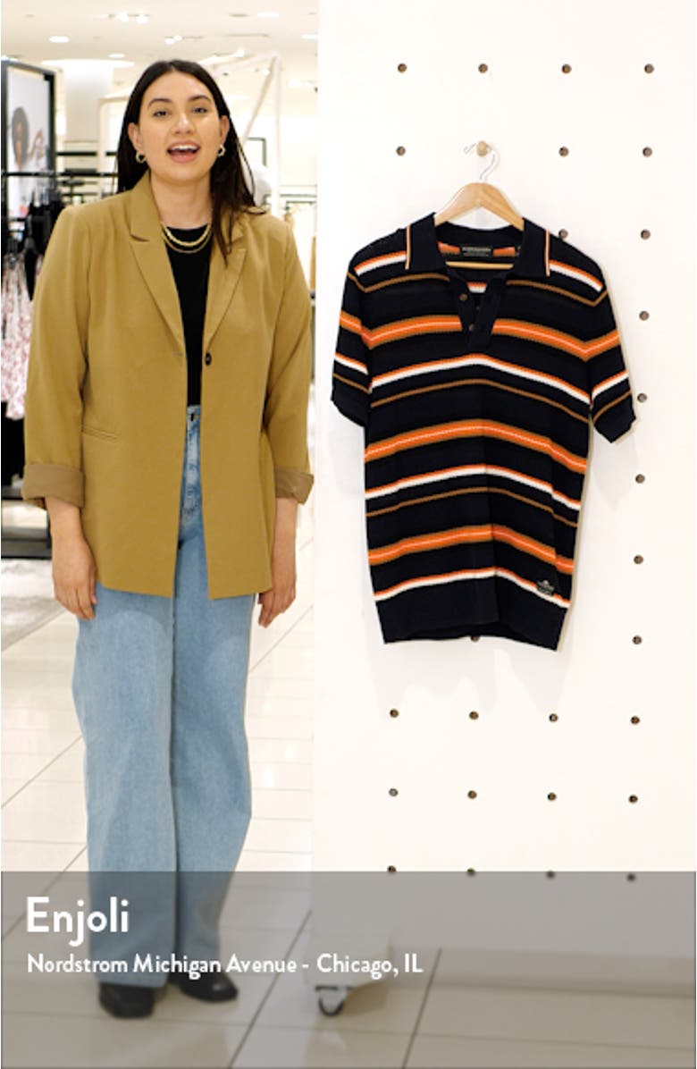 Men's Structured Knit Polo, sales video thumbnail