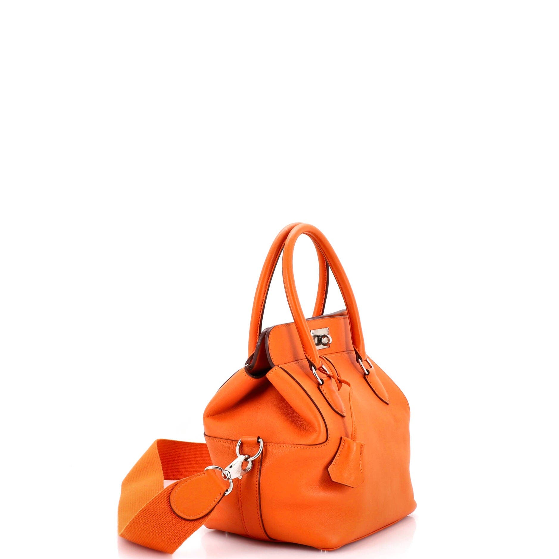 Pre-Owned Hermes Toolbox Bag Swift 20, Alternate, color, Orange H