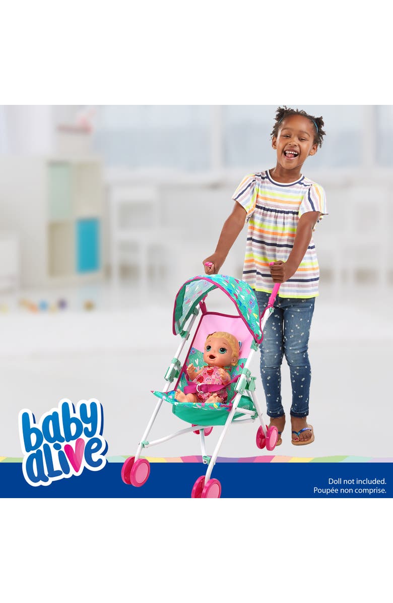 Baby Alive Doll Stroller Green, Alternate, color, Multicolored