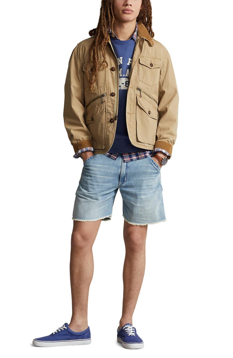 Polo Ralph Lauren Cutoff Denim Shorts, Alternate, color,