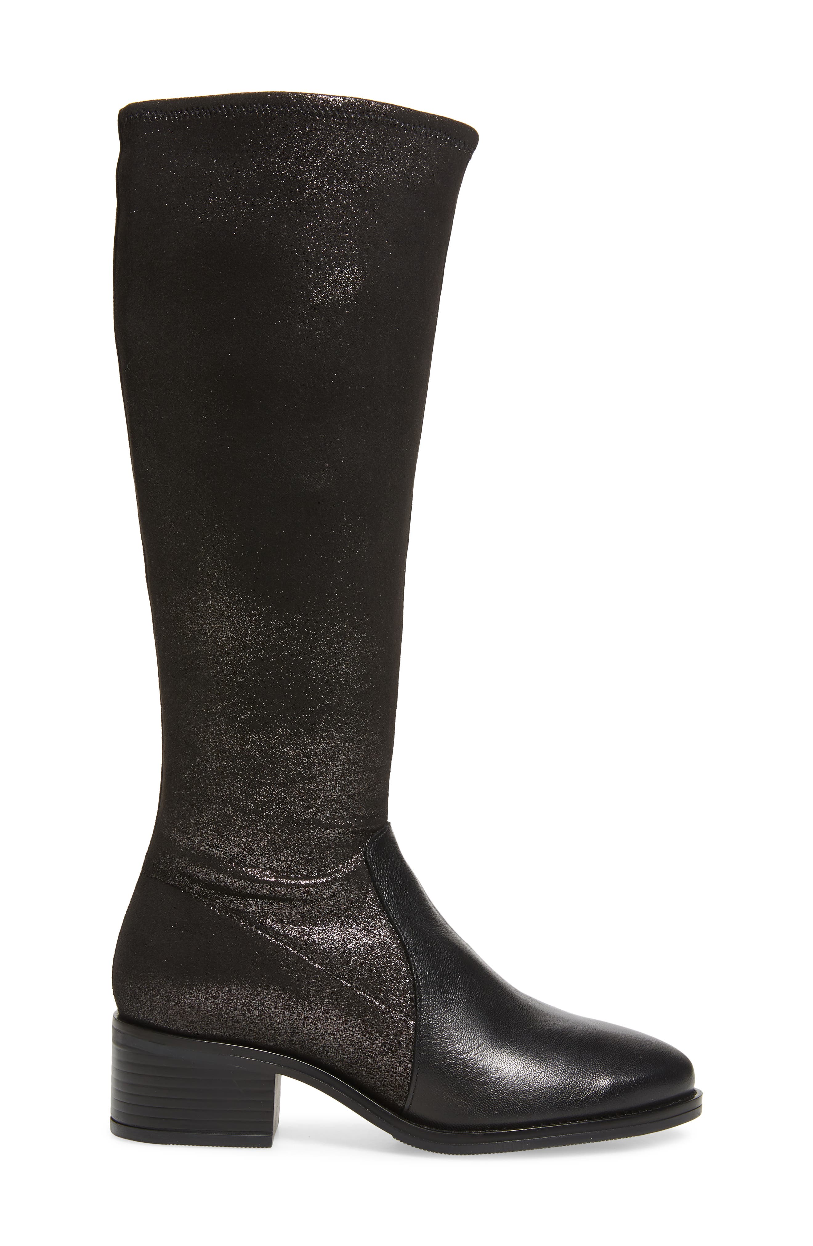 Java Waterproof Tall Boot, Alternate, color, BLACK LEATHER
