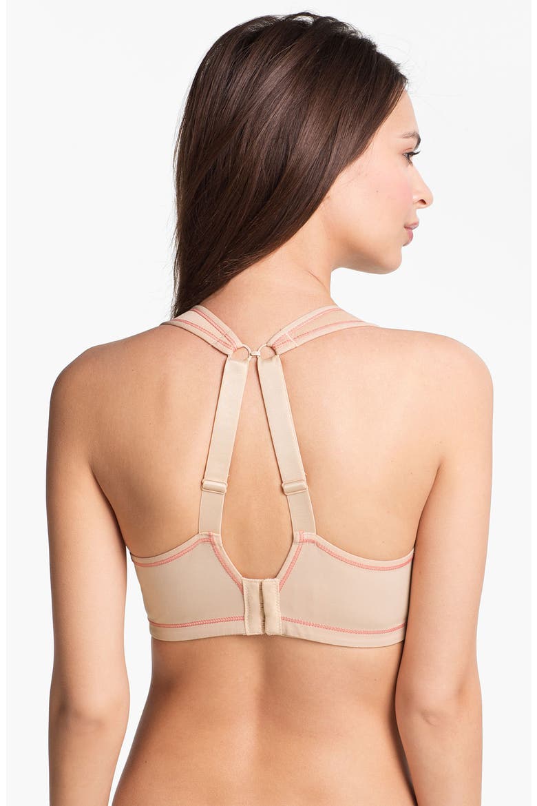 Sonic Underwire Sports Bra, Alternate, color, NUDE