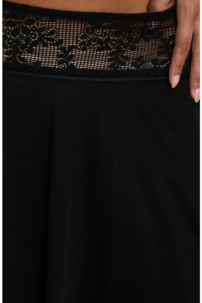Marienna Lace Midi Skirt, Alternate, color, BLACK