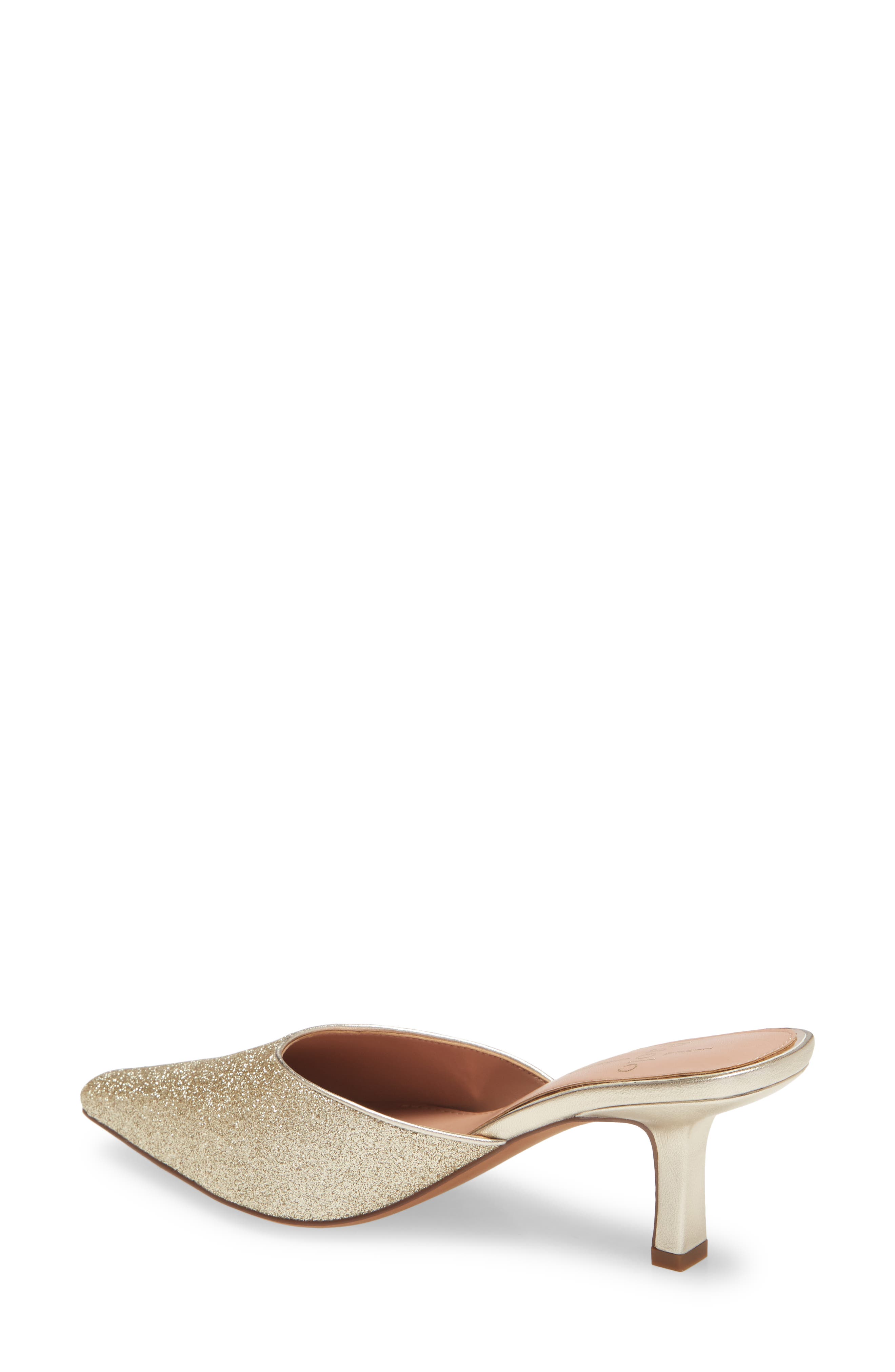 Umi Glitter Kitten Heel Mule, Alternate, color, GOLD GLISTEN LEATHER