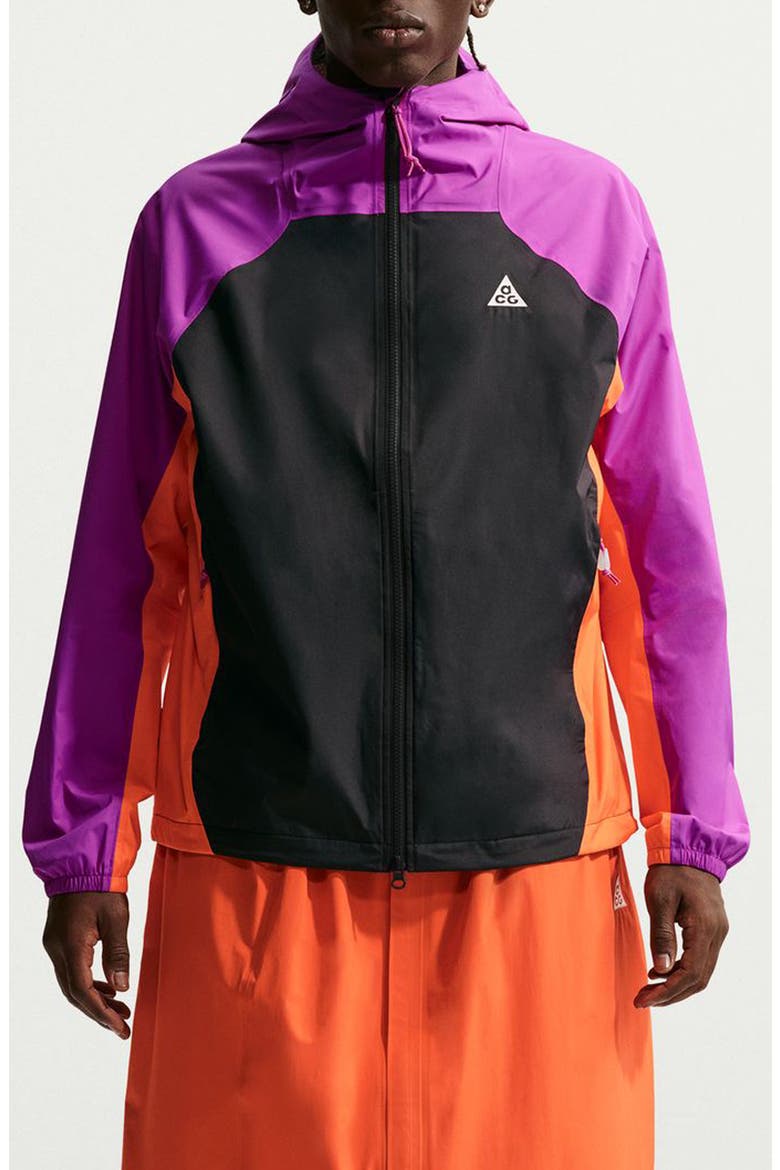 ACG Phantazma Hooded Windbreaker, Main, color, PURPLE/ BLACK/ WHITE