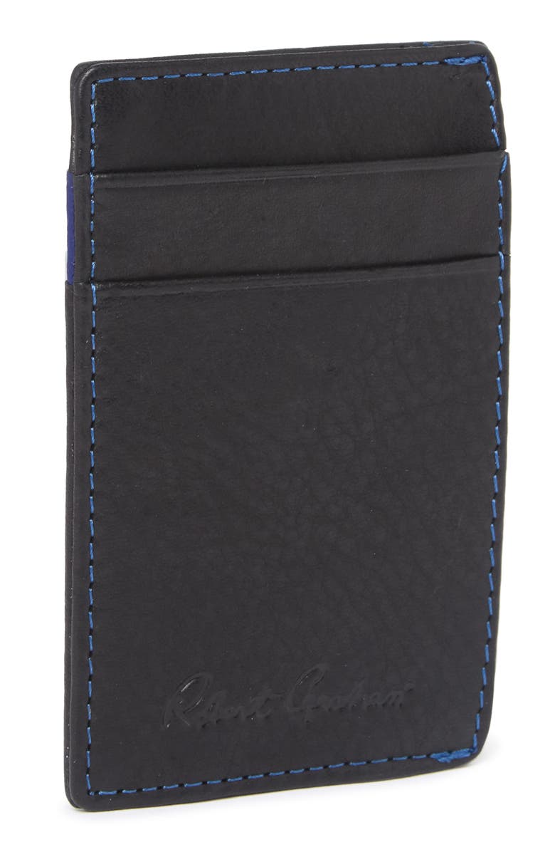 Robert Graham Constanini Leather Card Holder, Alternate, color, 