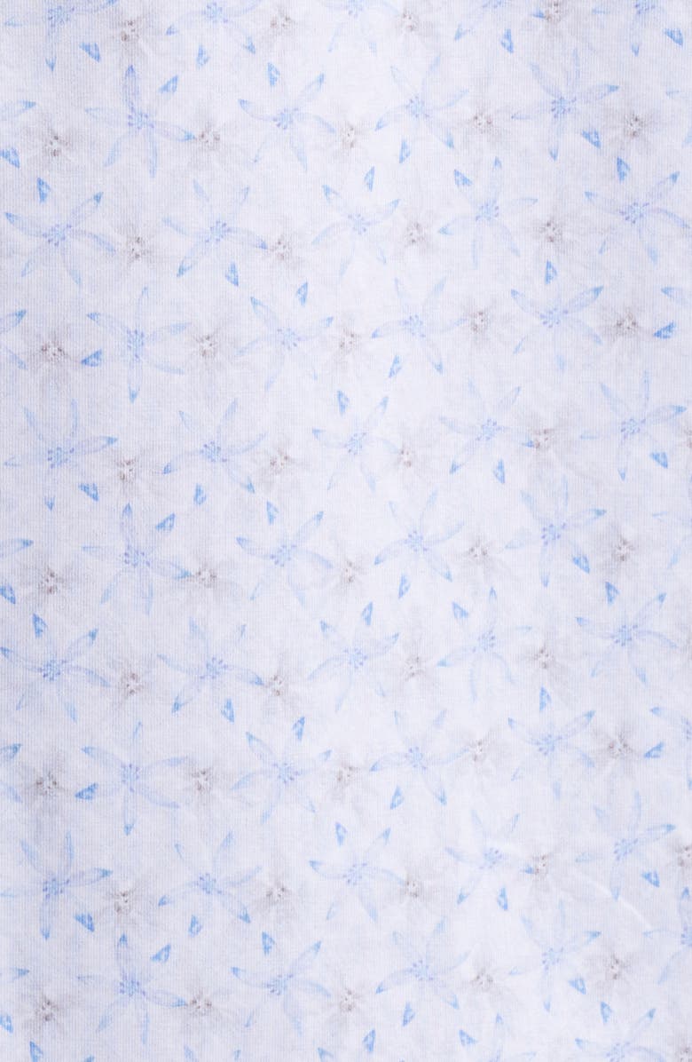 Bugatchi Jimmy OoohCotton<sup>®</sup> Floral Button-Up Shirt, Alternate, color, Air Blue
