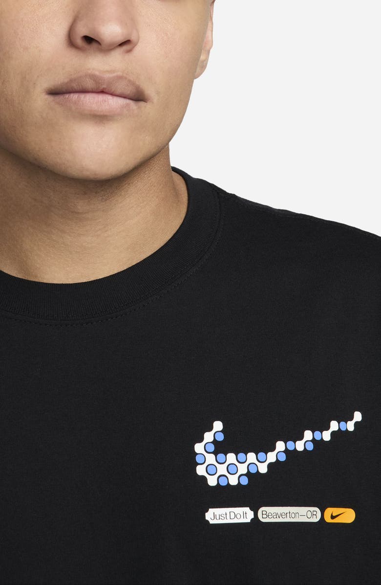 Nike Max90 Air Graphic T-Shirt, Alternate, color, Black