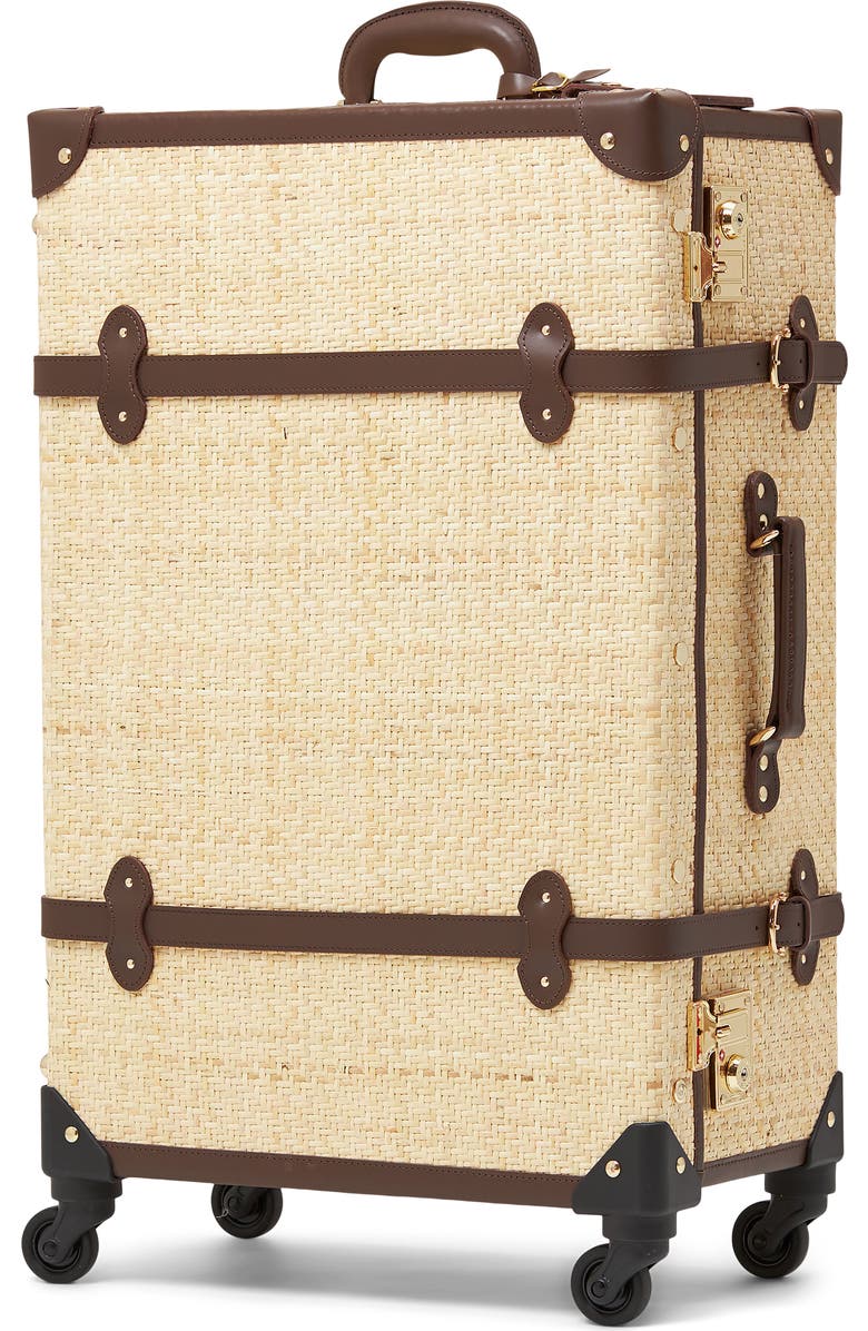 SteamLine Luggage The Explorer 26-Inch Check-In Rattan Spinner Packing Case, Main, color,