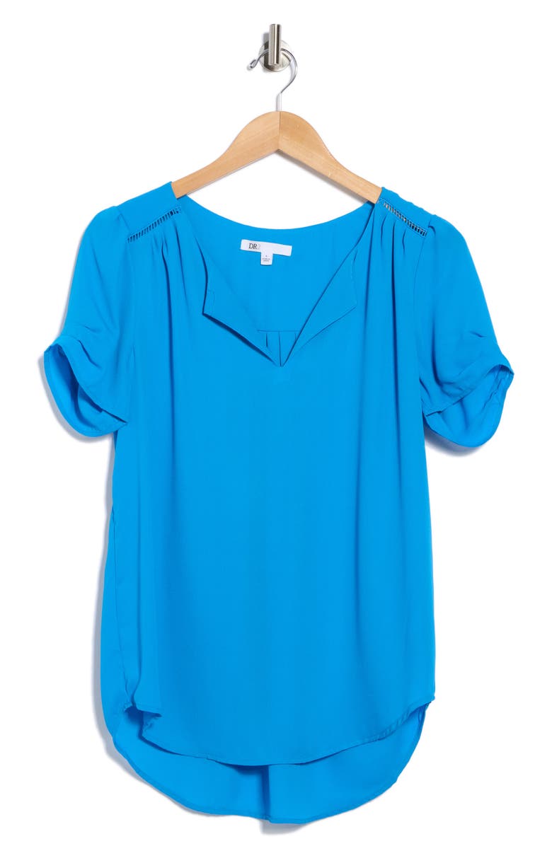 DR2 by Daniel Rainn Elke Split Neck Top, Alternate, color,