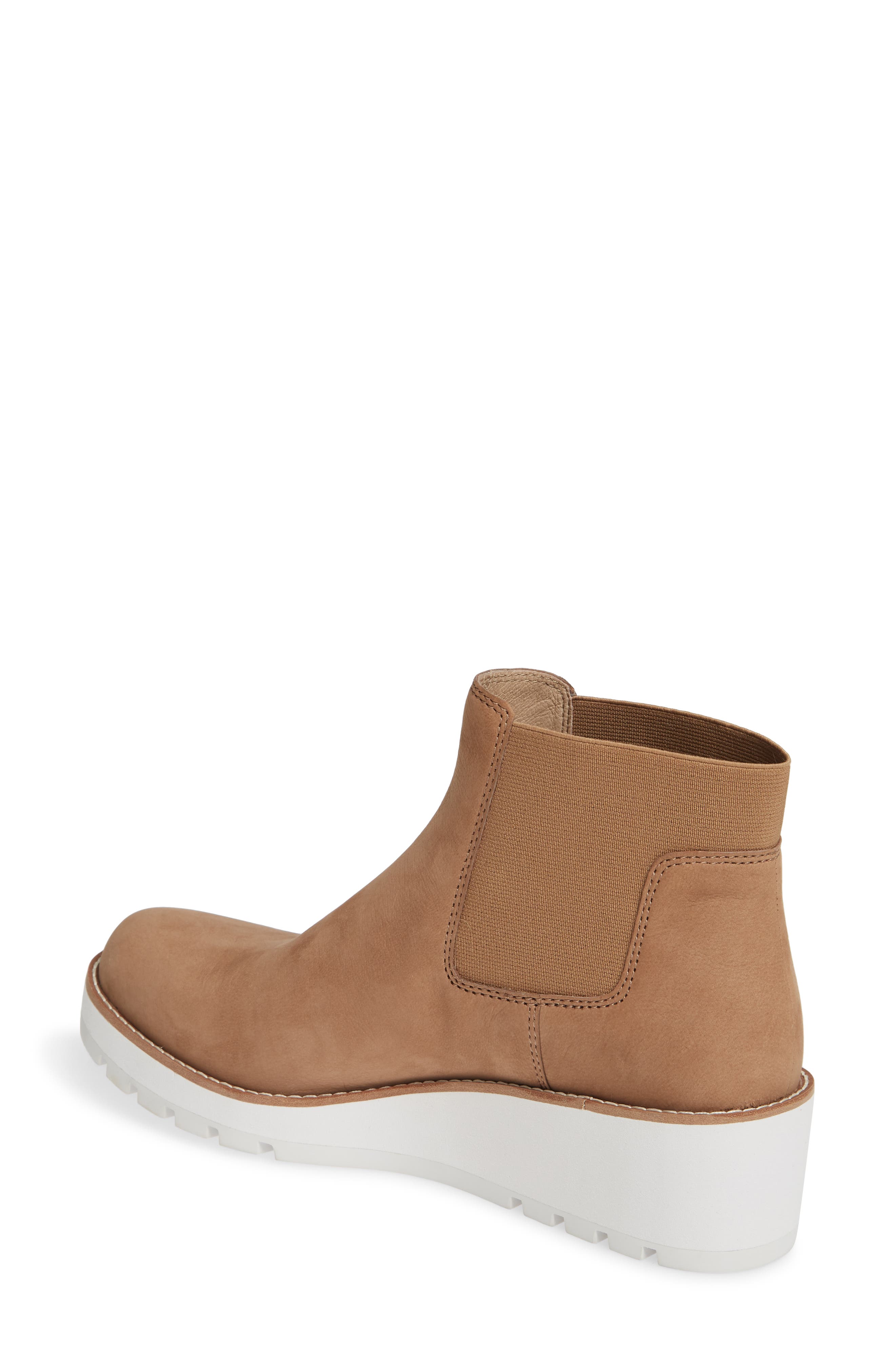Wedge Chelsea Boot, Alternate, color, EARTH NUBUCK LEATHER