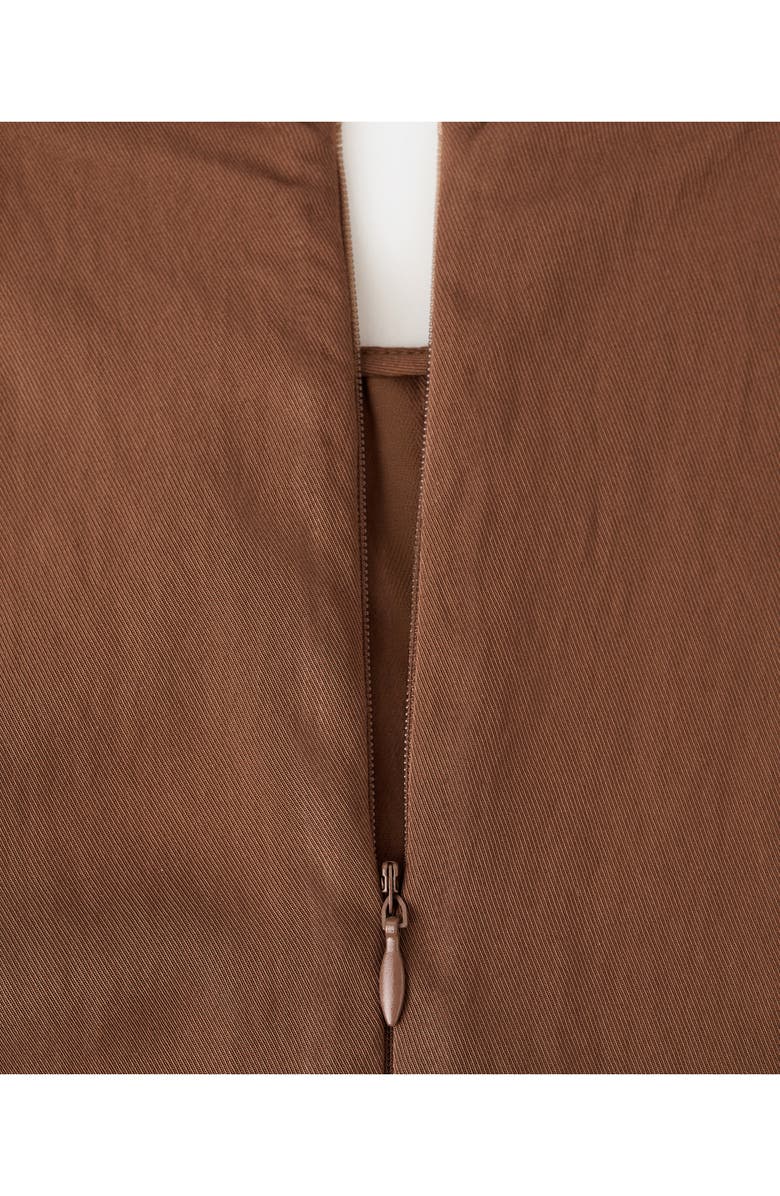 MANGO Sleeveless Pleated A-Line Dress, Alternate, color, 