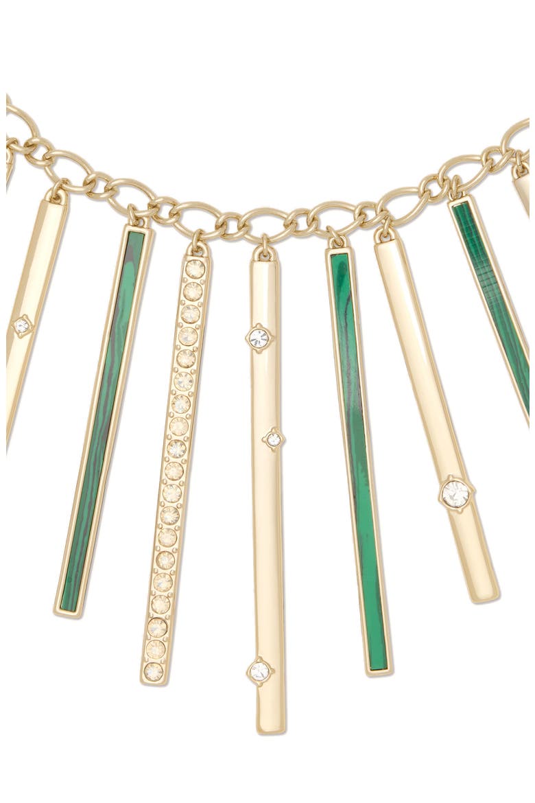 Mila Malachite Bar Collar Necklace, Main, color, MALACHITE