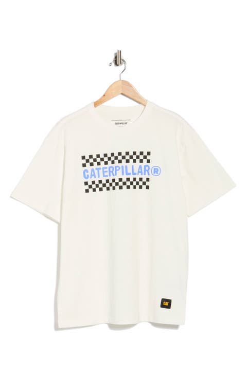 Relaxed Fit Check Graphic T-Shirt