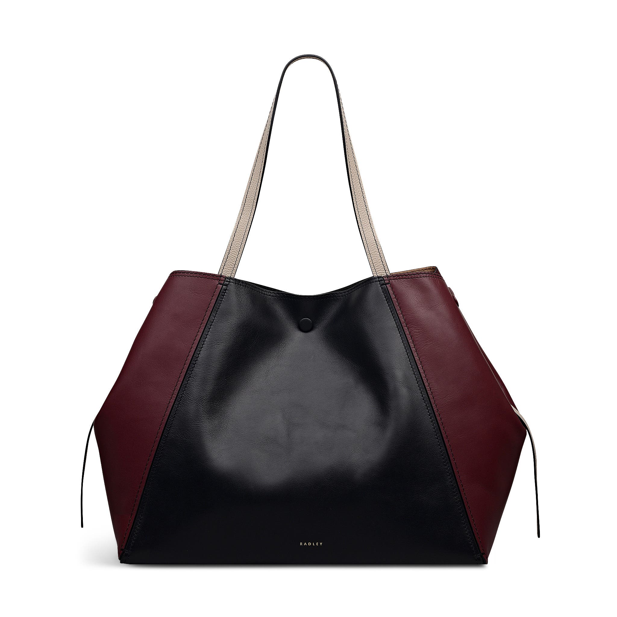 Radley The Delphine - Colourblock Extra Large Open Top Tote Bag, Alternate, color, Dark Cherry