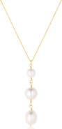 Set & Stones Clove Pearl Drop Necklace
