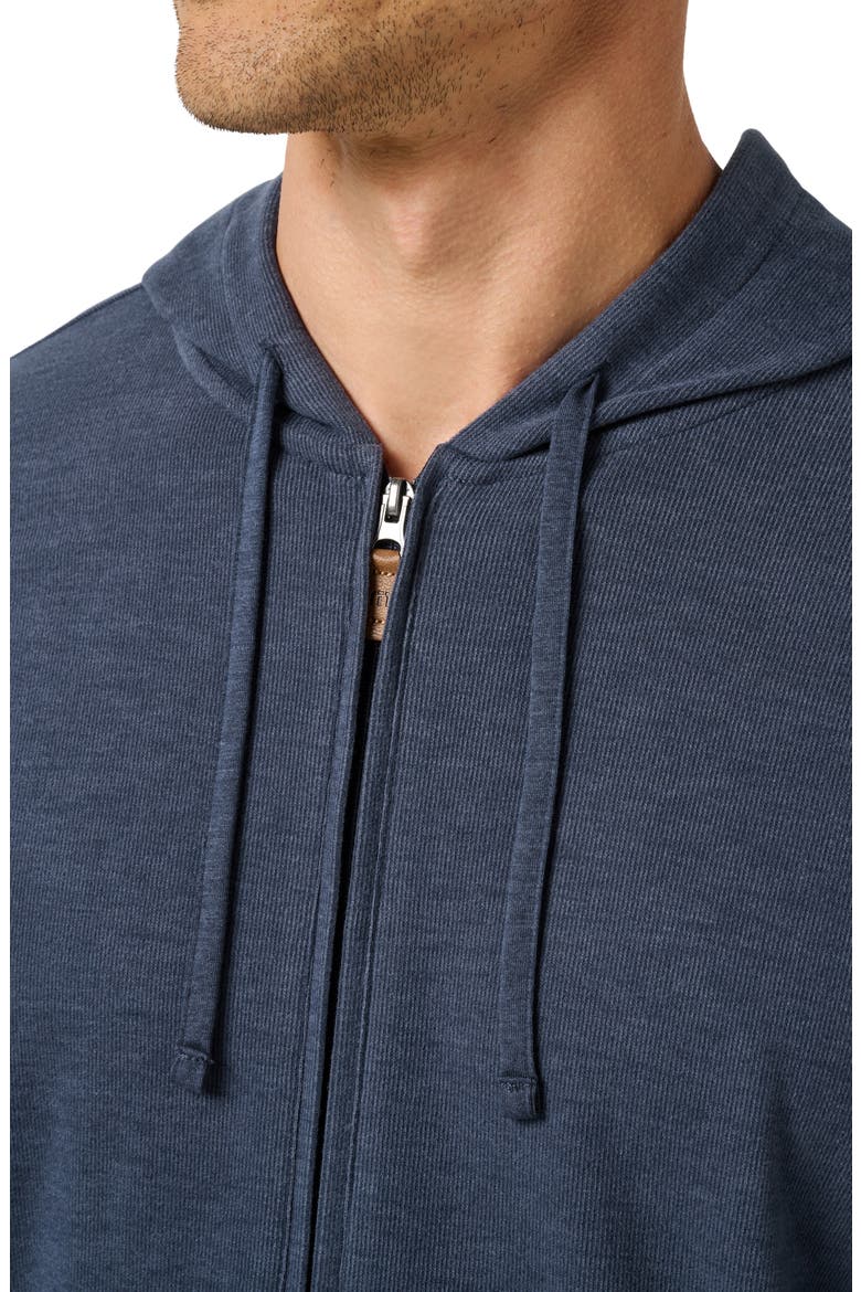 Cloud Full Zip Hoodie, Alternate, color, HEATHER NAVY