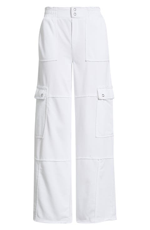High Waist Wide Leg Cargo Jeans