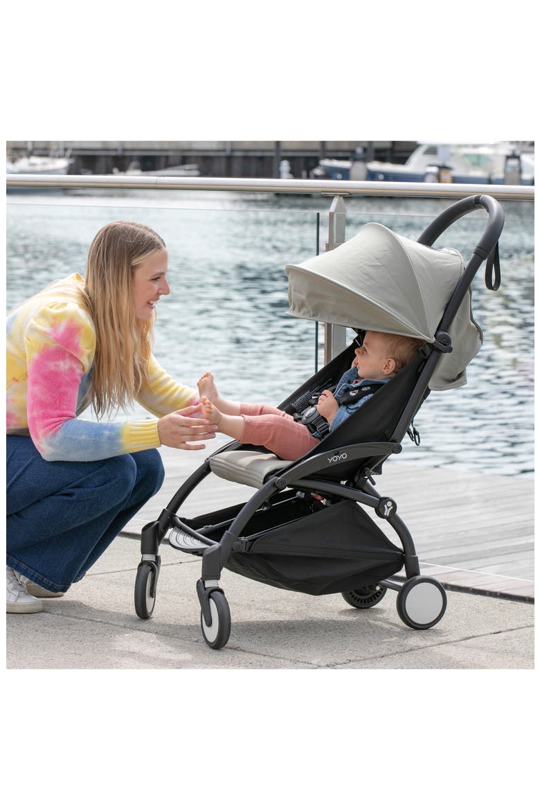 YOYO² Stroller Bundle with Frame & Color Pack, Alternate, color, BLACK W/ OLIVE