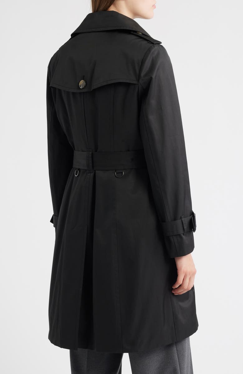 London Fog Heritage Trench Raincoat with Removable Hood, Alternate, color, 