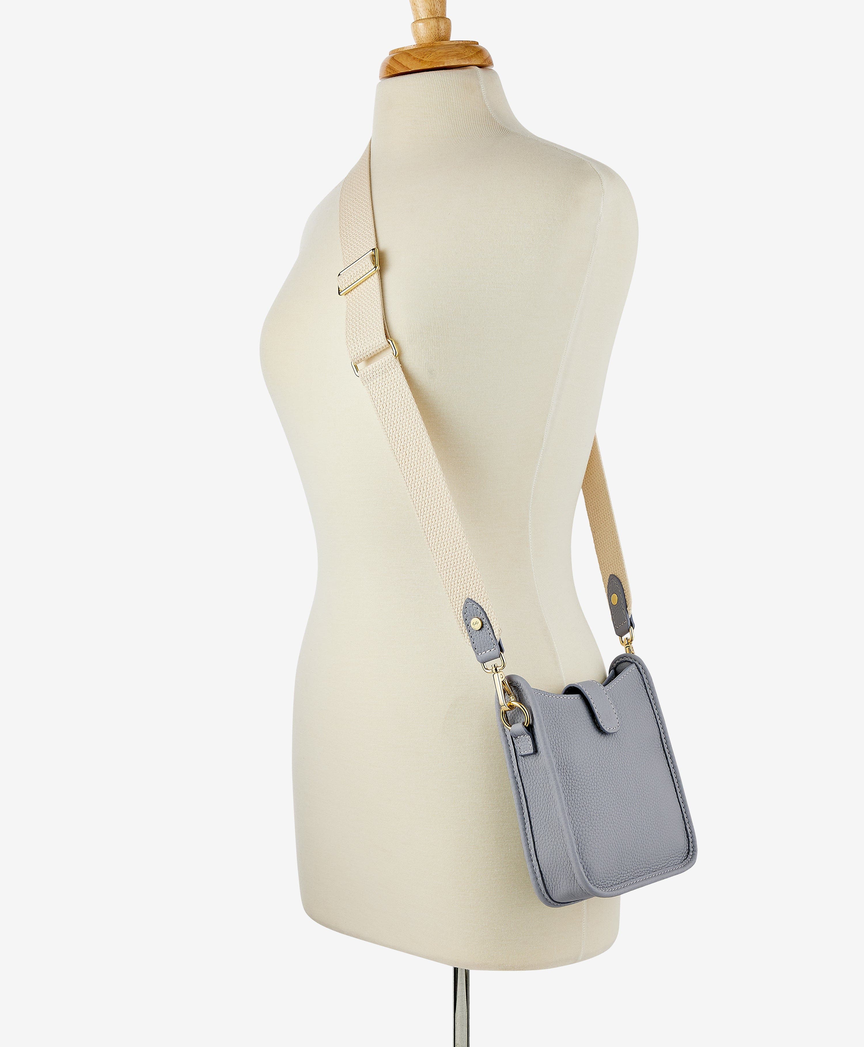 Ellie Crossbody, Alternate, color, Blue Grey