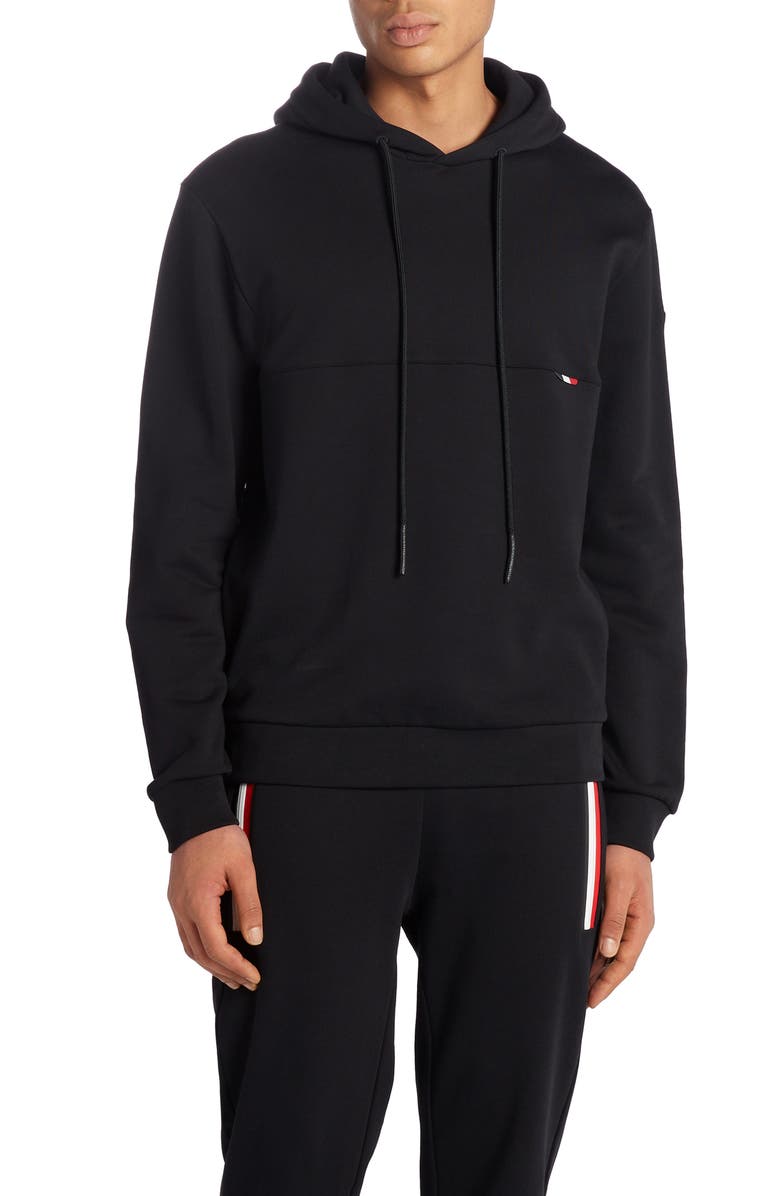 Moncler Logo Hoodie, Alternate, color,