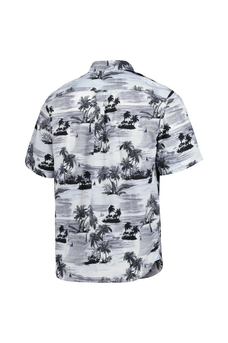Men's Tommy Bahama Black New Orleans Saints Sport Tropical Horizons Button-Up Shirt, Alternate, color, Black