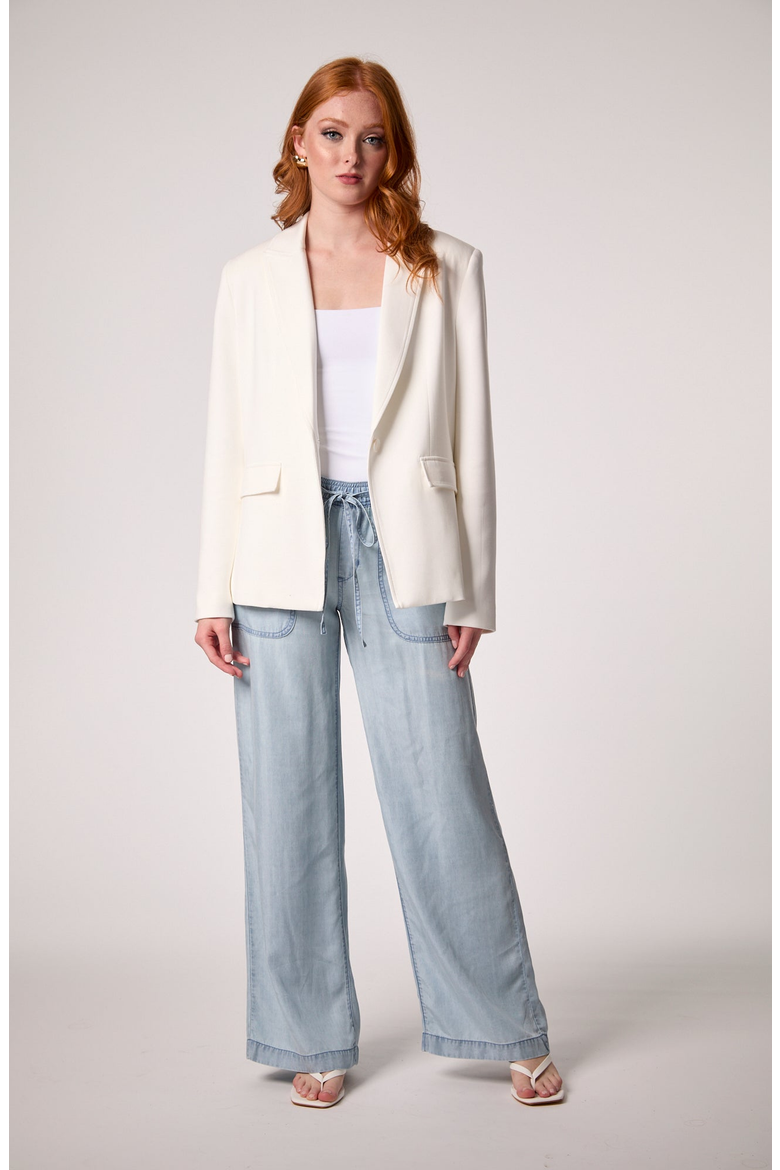 Helen Blazer in Whipped Cream With Removable Shirt Insert, Alternate, color, Whipped Cream