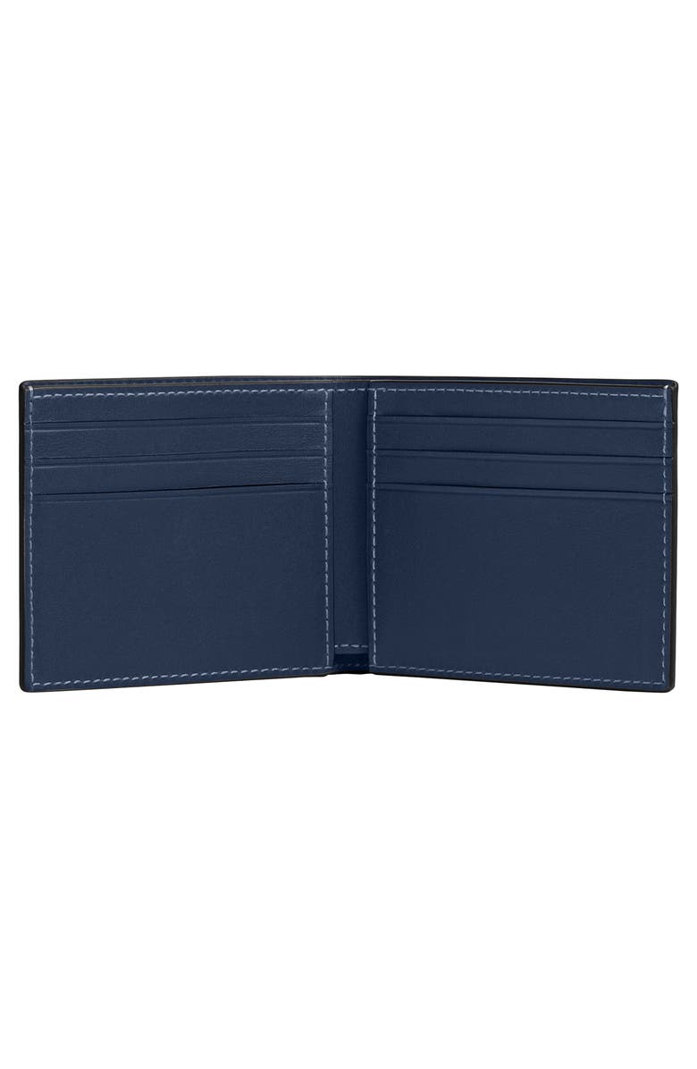COACH Slim Leather Bifold Wallet, Alternate, color, Navy.