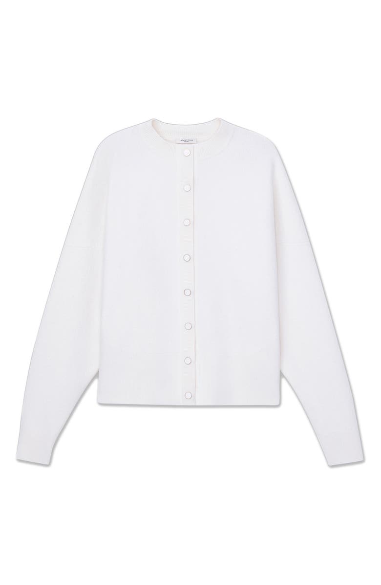 Lafayette 148 New York Snap Front Wool Cardigan, Alternate, color, 