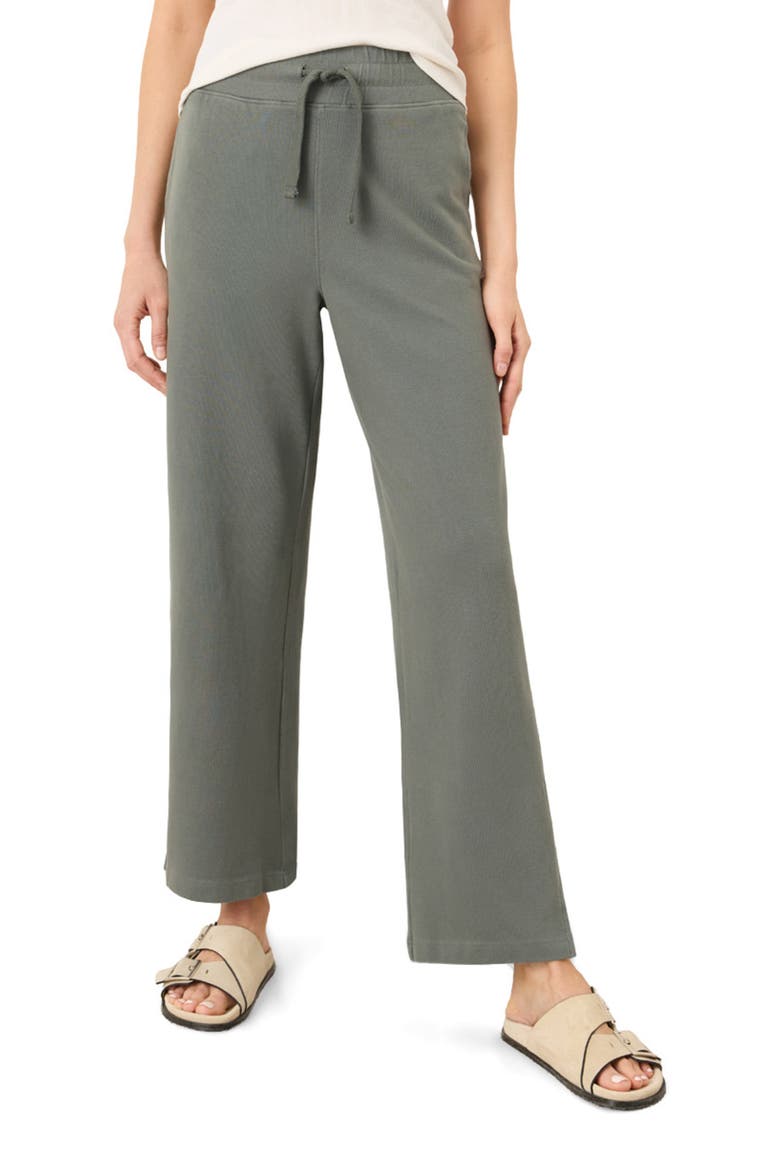 CloudKnit Wide Leg Pant, Alternate, color, Castor Green