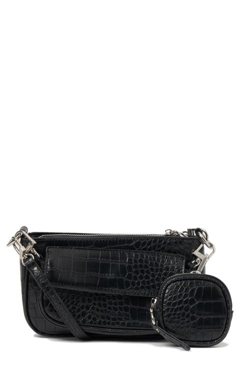 A Little Crazy Croc Shoulder Bag