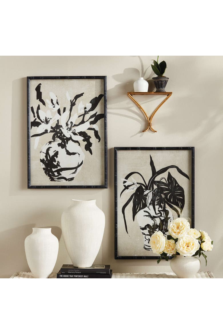 Chinoiserie Noir Prints Set Of 4, Alternate, color, Black