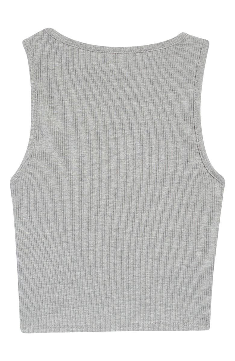 Naked Wardrobe Ribbed Tank, Alternate, color, H Grey