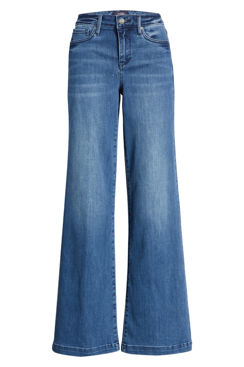 Teresa Ankle Wide Leg Jeans, Alternate, color, FOUNDRY