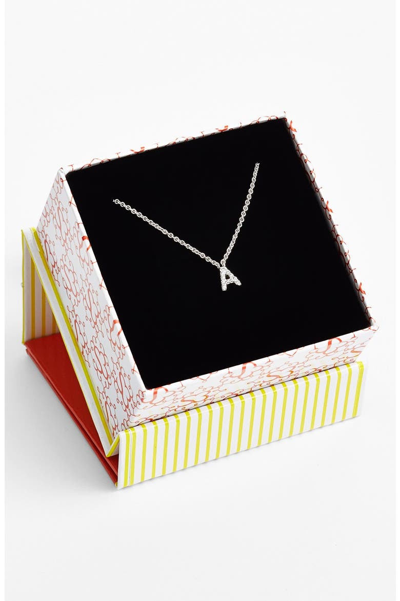 'Initial' Pendant Necklace, Alternate, color, A-SILVER