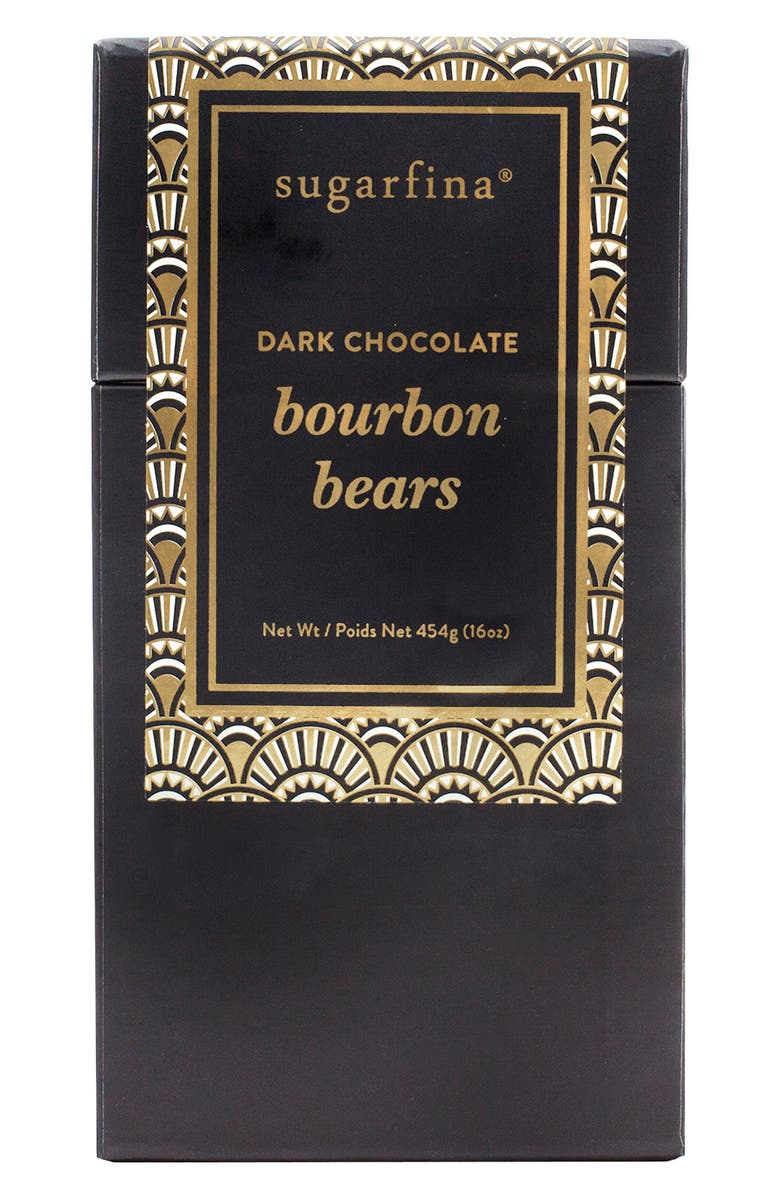 sugarfina Dark Chocolate Bourbon Bears, Alternate, color, 