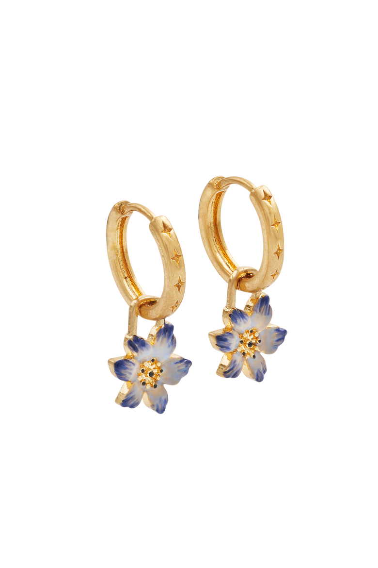 Nightshade Gold Huggie Earrings, Alternate, color, Gold