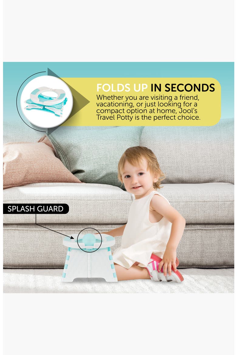 Portable Potty Chair with Travel Bag, Alternate, color, Aqua