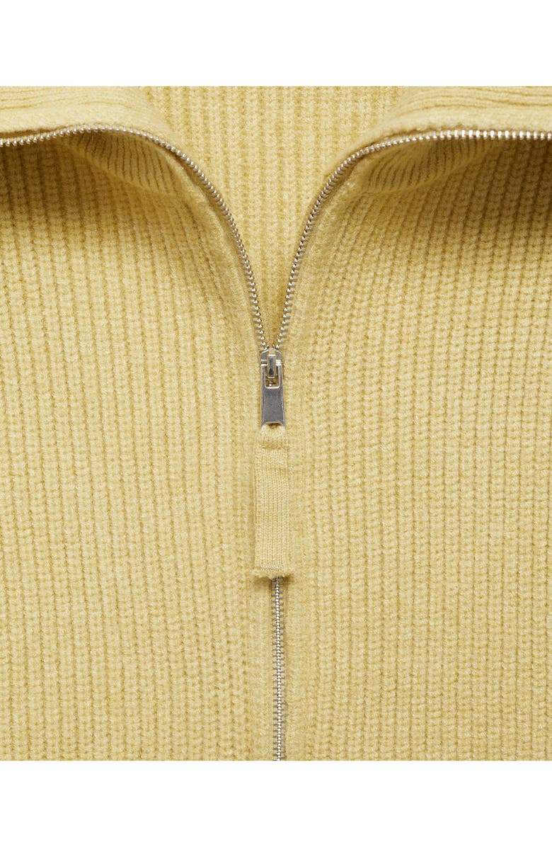 MANGO High Neck Half Zip Sweater, Alternate, color, 