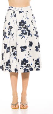 Alexia Admor Illia Pleated Midi Skirt
