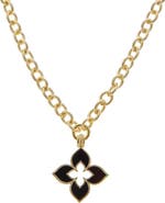 Juvell Open Clover Pendant Necklace
