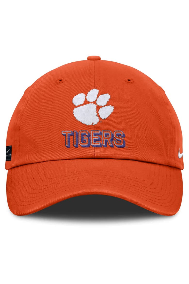 Men's Nike Orange Clemson Tigers 2025 On-Field Club Adjustable Hat, Alternate, color, Orange