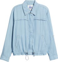 CITY BLUES Zip Front Shirt Jacket