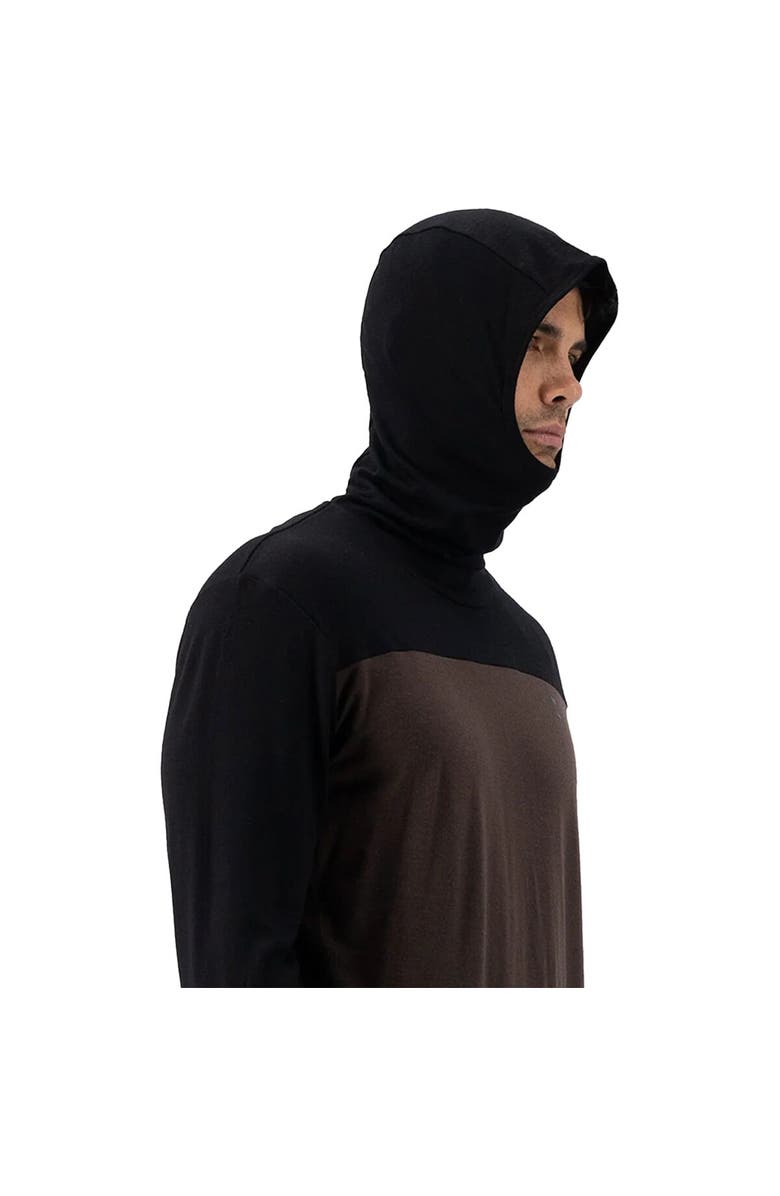 Mons Royale Yotei Powder Hoodie - Men's, Alternate, color, Cedar/Black