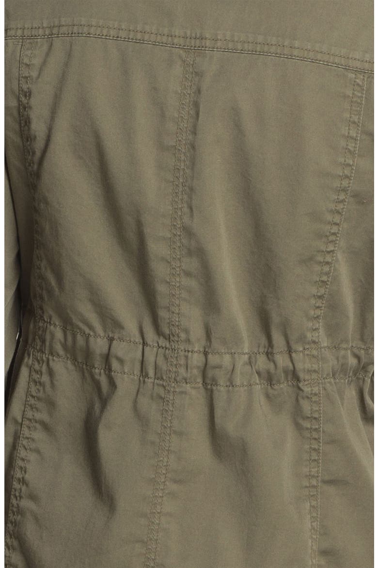 Caslon Roll Sleeve Utility Jacket, Alternate, color, WASHED OLIVE GROVE