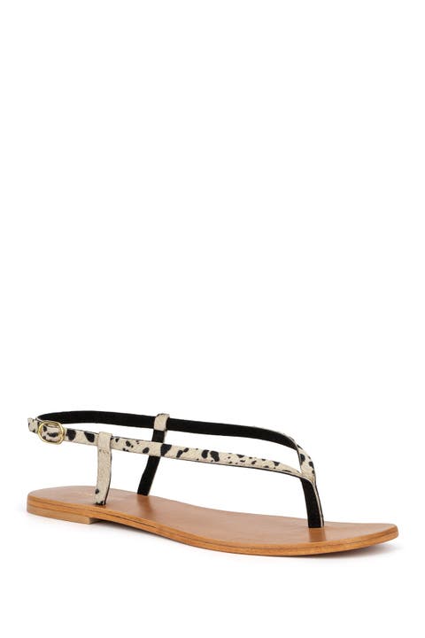 Diana Animal Print Thin Strap Sandal