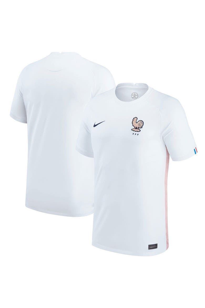Youth Nike White France Women's National Team 2022/23 Away Replica Blank Jersey, Main, color, White