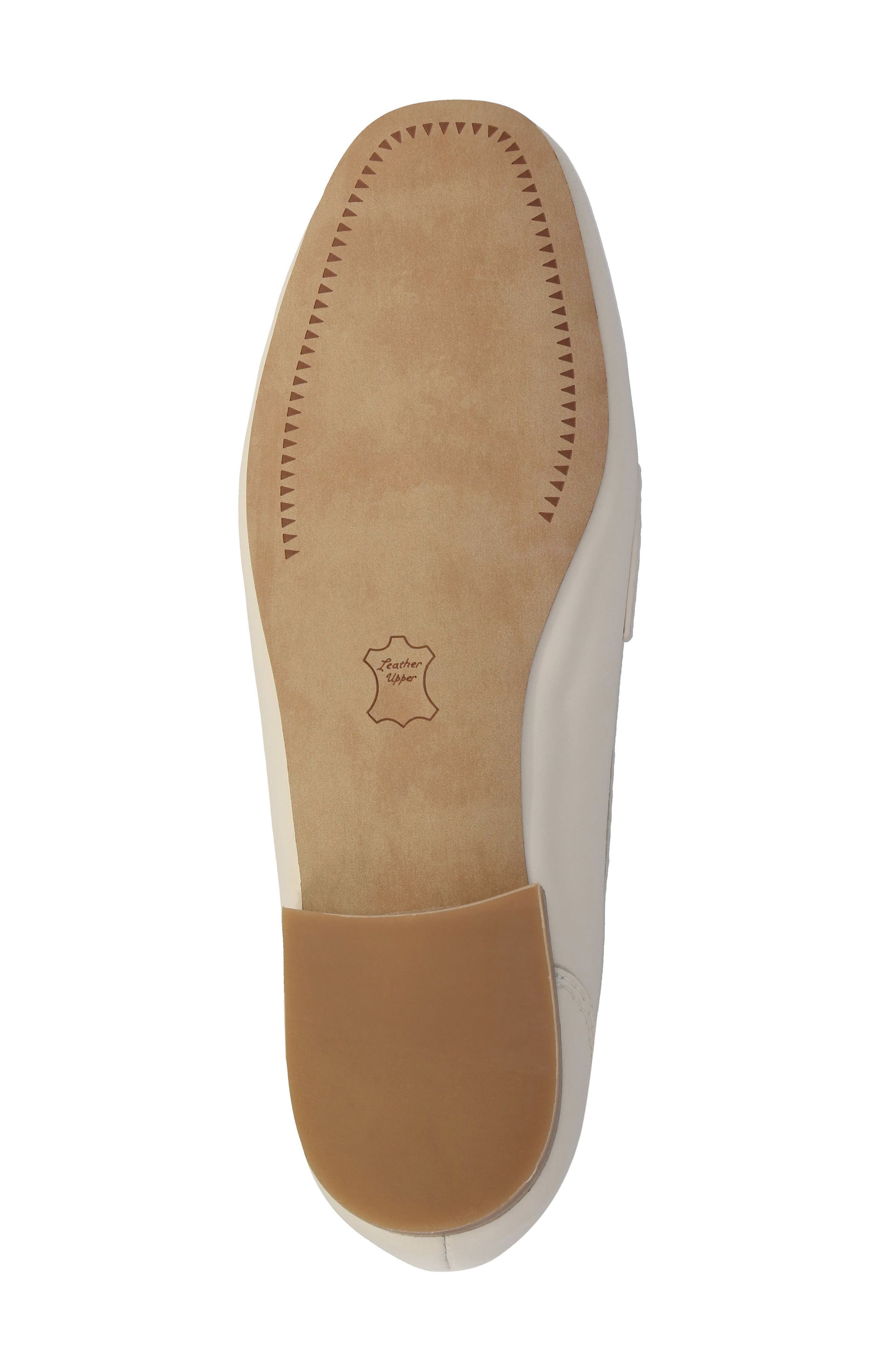 Bahar Penny Loafer, Alternate, color, BONE LEATH